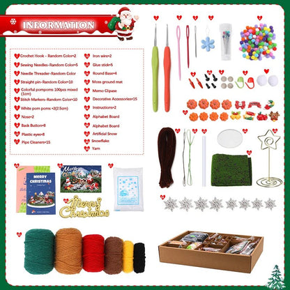 Christmas Crochet Advent Calendar Kit