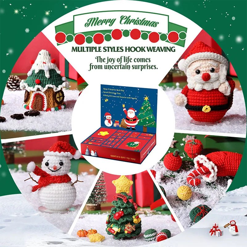 Christmas Crochet Advent Calendar Kit