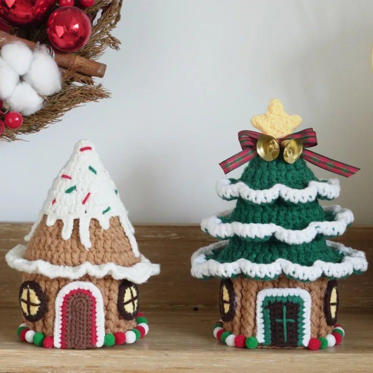 Christmas Crochet Kits - Christmas Gingerbread House