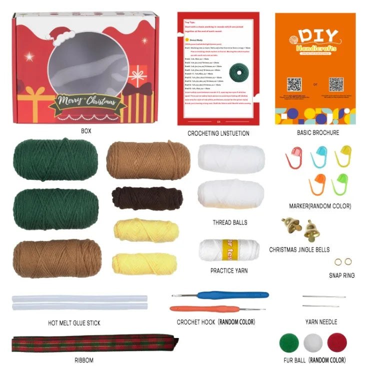 Christmas Crochet Kits - Christmas Gingerbread House