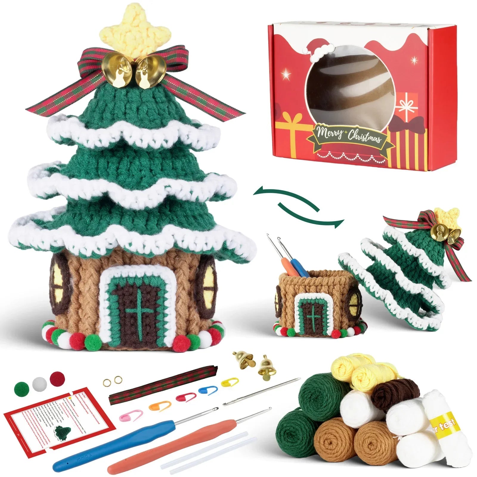 Christmas Crochet Kits - Christmas Tree House