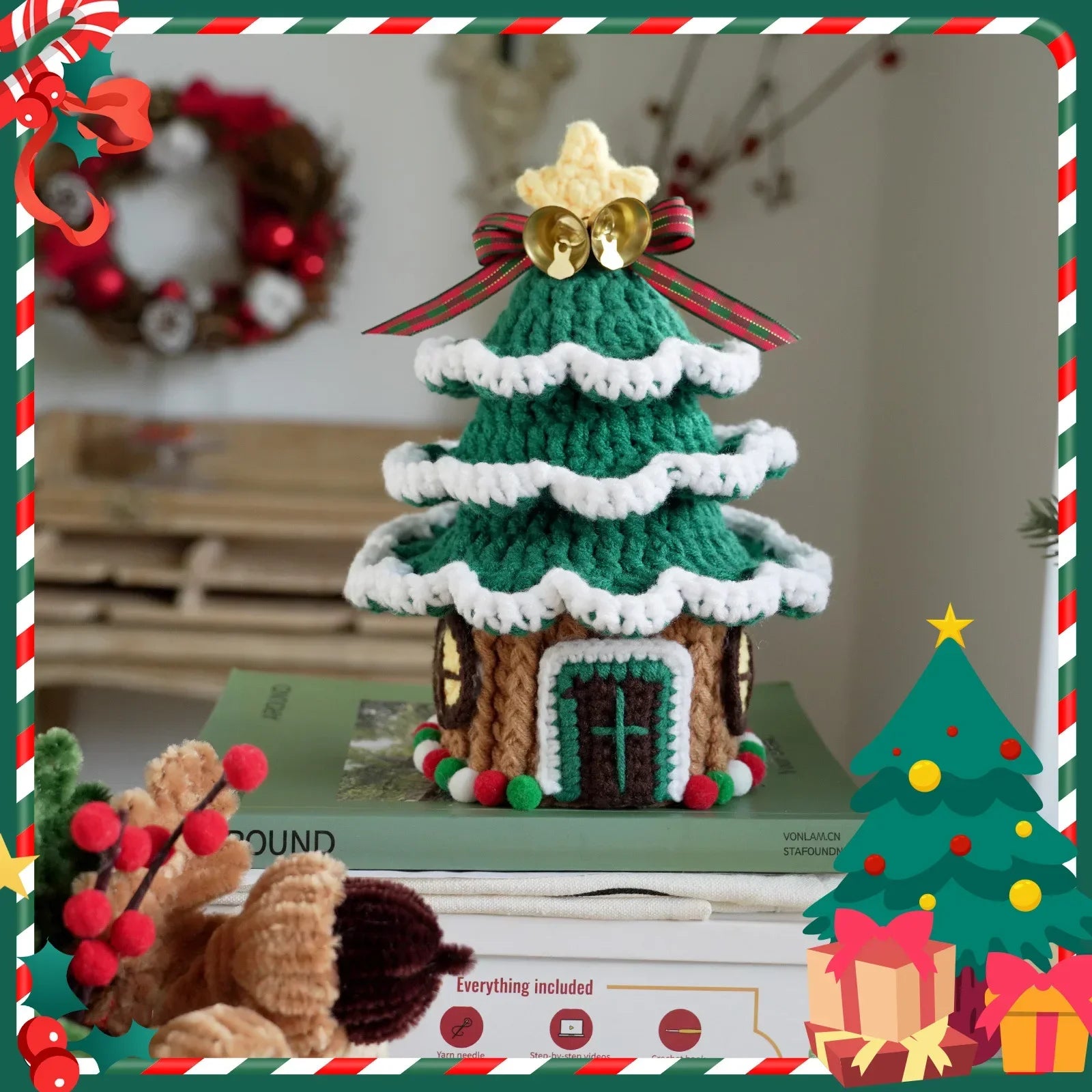 Christmas Crochet Kits - Christmas Tree House