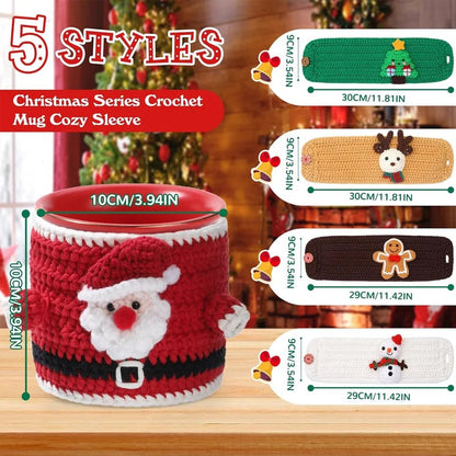 Christmas Cup Sleeve Crochet Starter Kit