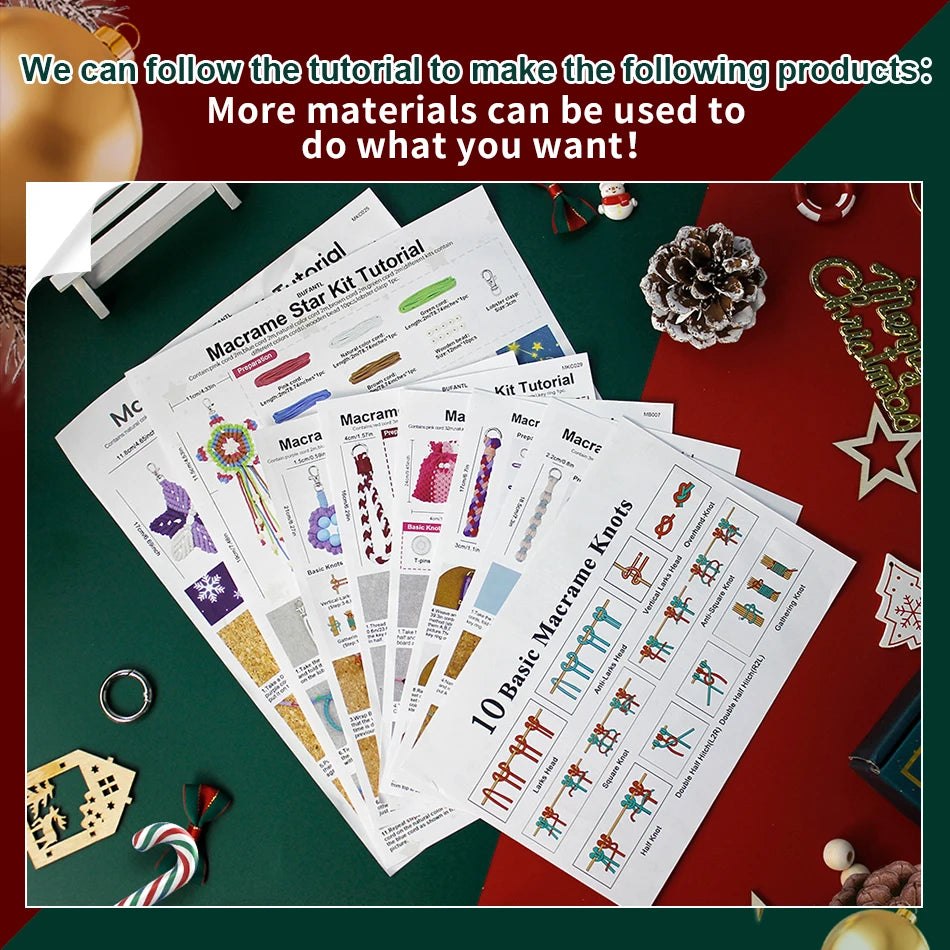 Christmas Decoration Macrame kit