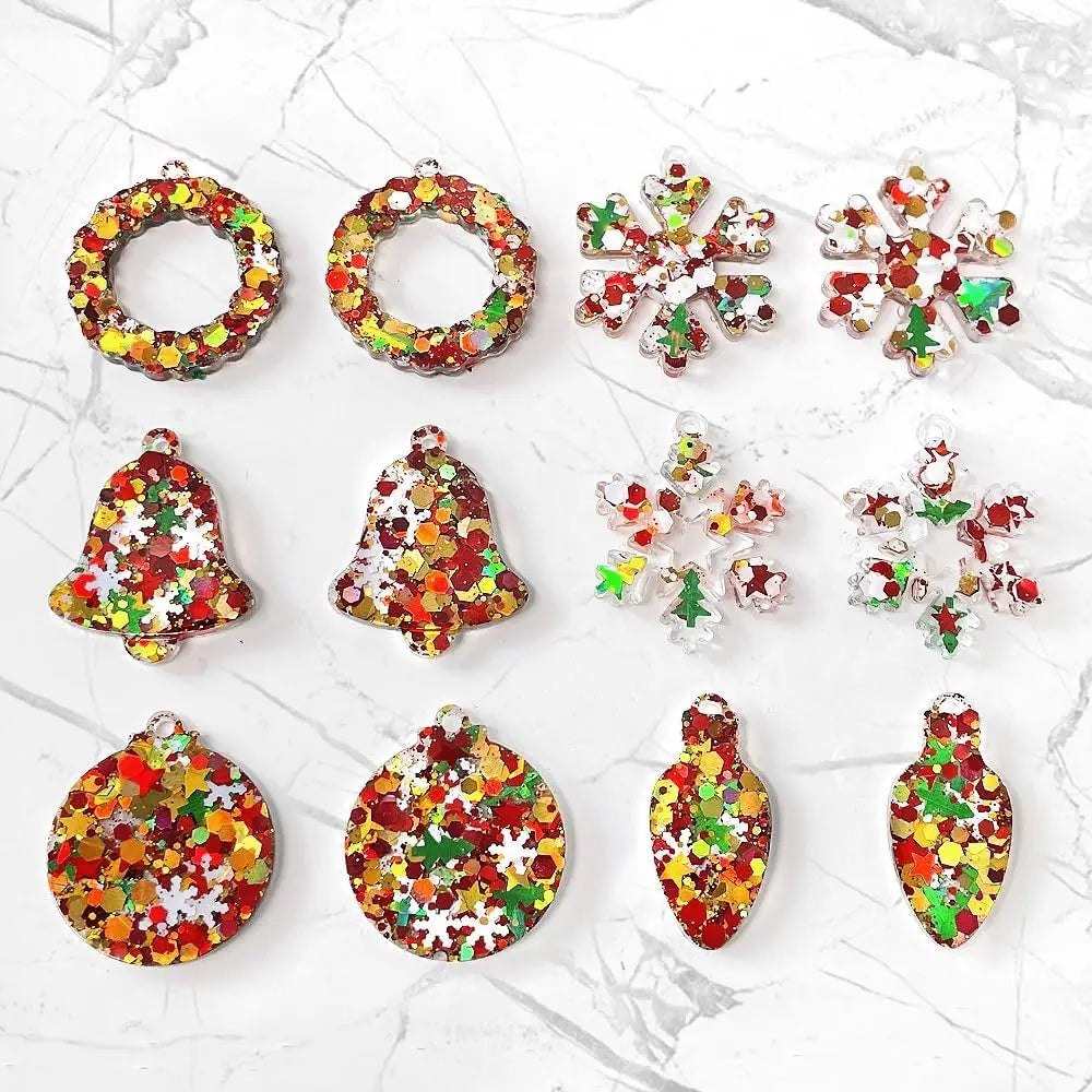 Christmas Earring Resin Silicone Mould