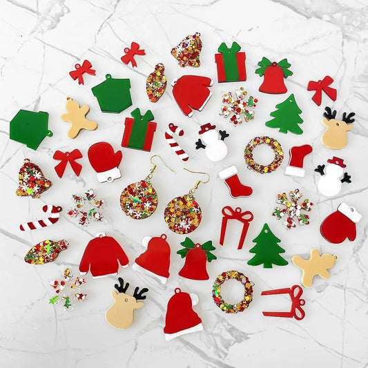 Christmas Earring Resin Silicone Mould