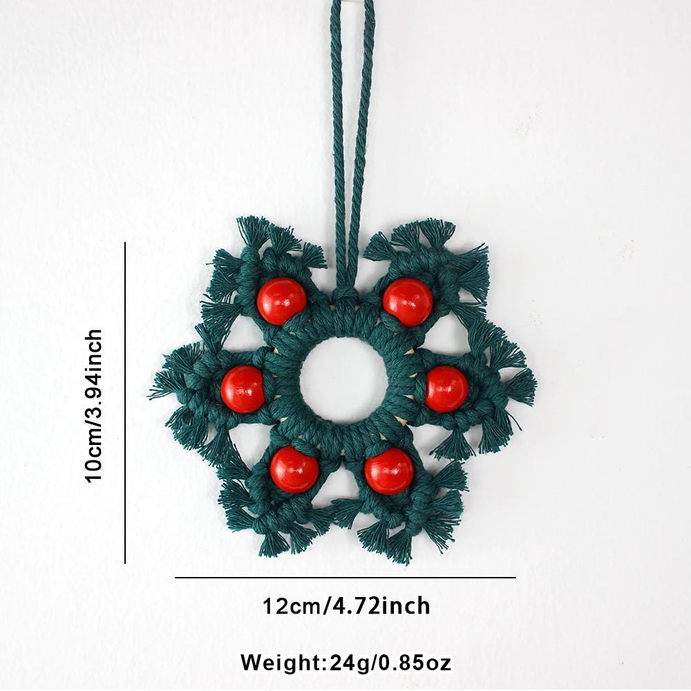 Christmas Snowflake Hanging Ornament Macrame Kit