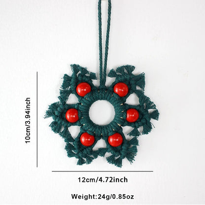 Christmas Snowflake Hanging Ornament Macrame Kit