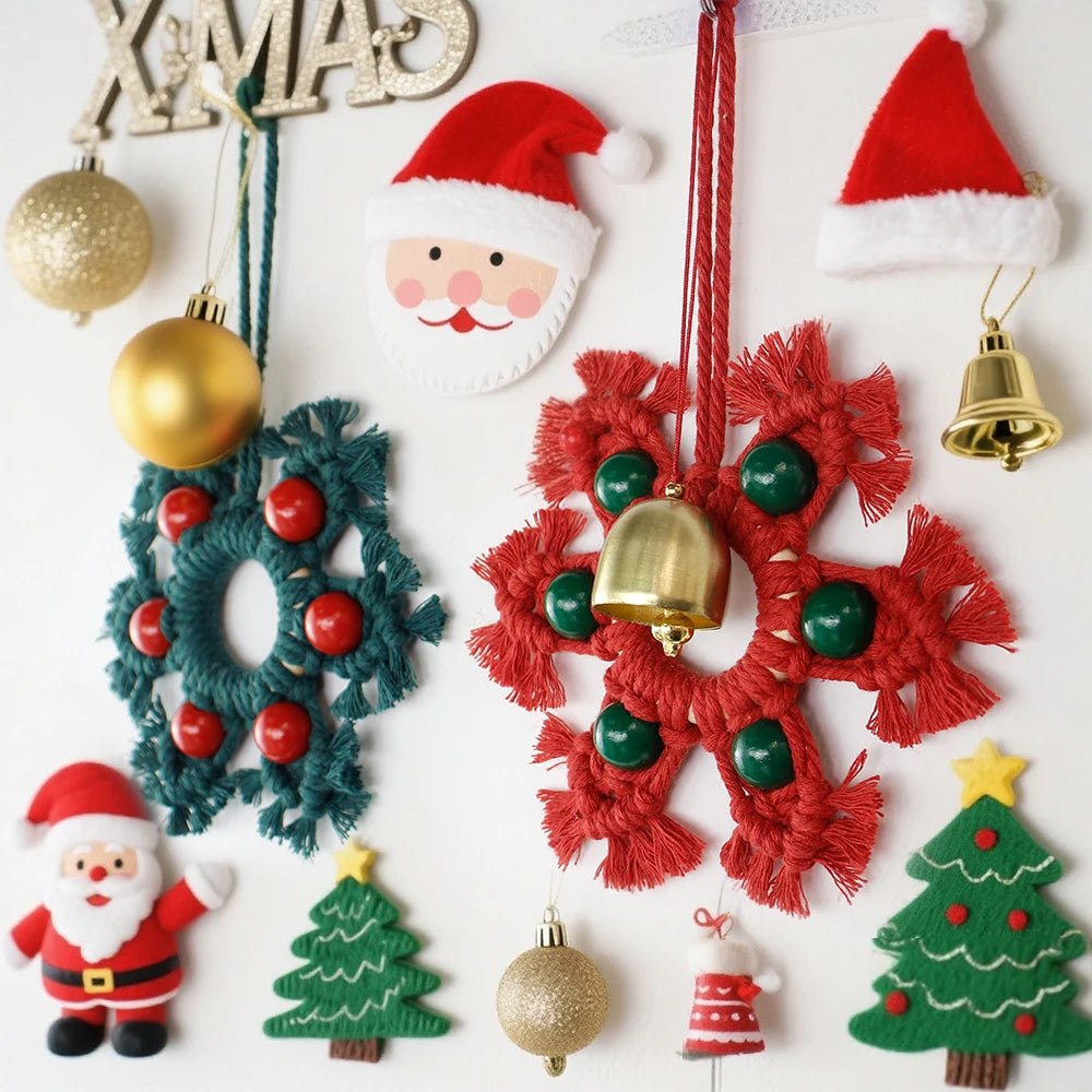 Christmas Snowflake Hanging Ornament Macrame Kit