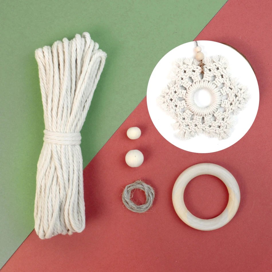 Christmas Snowflake Macrame Kit