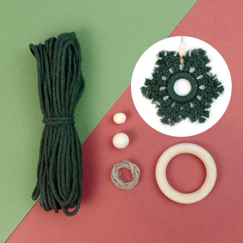 Christmas Snowflake Macrame Kit