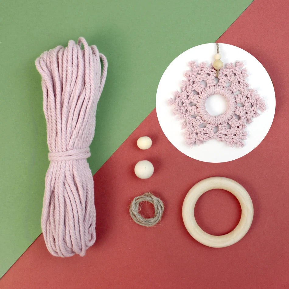 Christmas Snowflake Macrame Kit