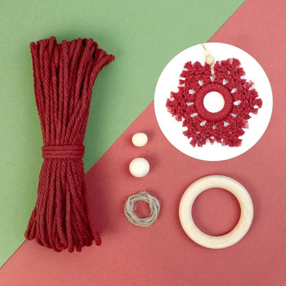 Christmas Snowflake Macrame Kit