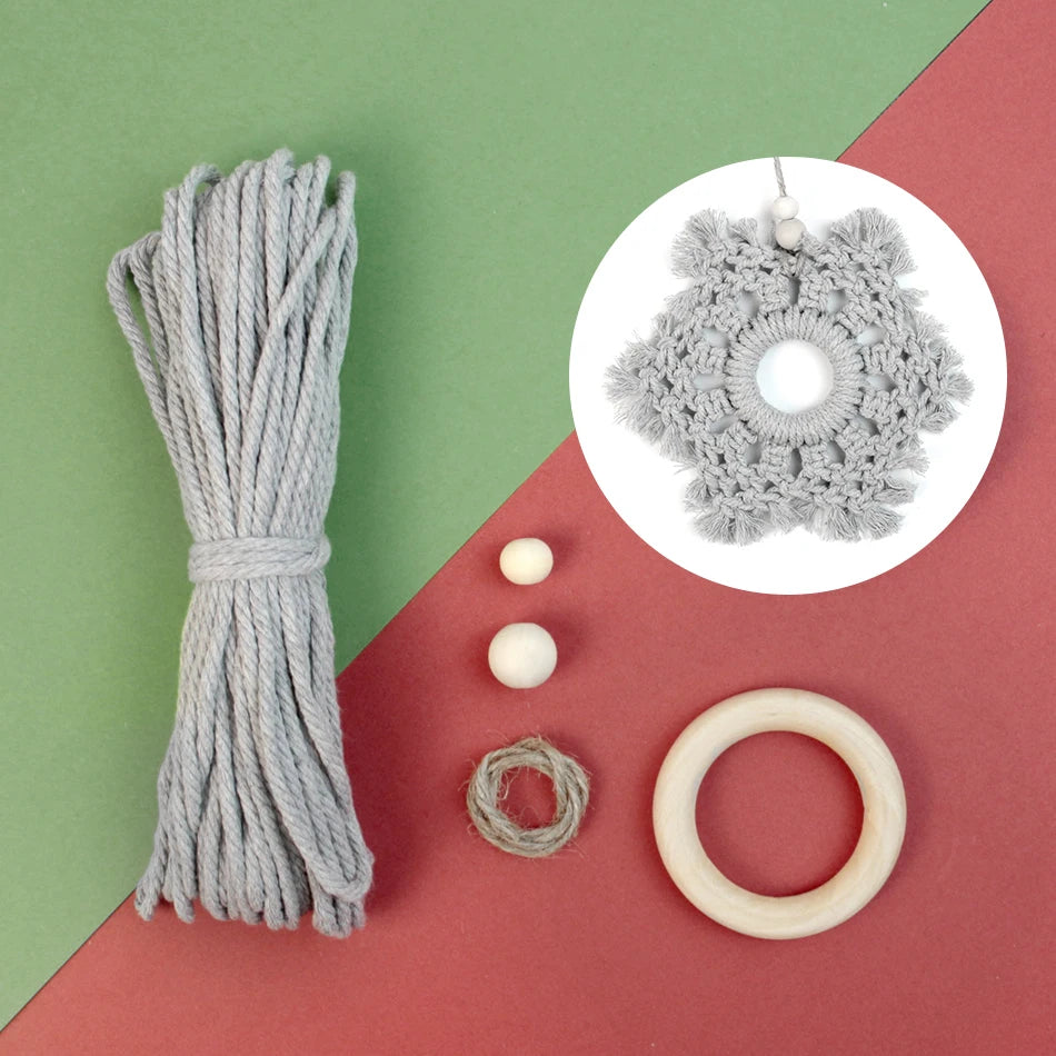 Christmas Snowflake Macrame Kit