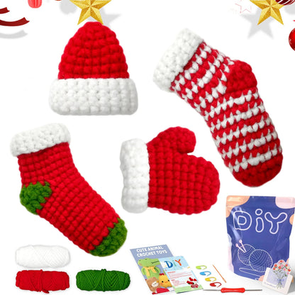 Christmas Tree Decoration Ornament Crochet Set