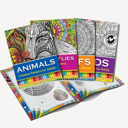 Colouring Book for Adults 32 pages - Various Designs