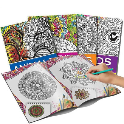 Colouring Book for Adults 32 pages - Various Designs