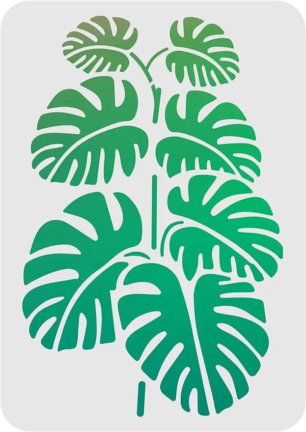 Craft Reusable Painting Stencils A4 - Monstera Leaf