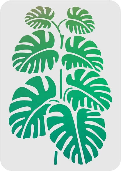 Craft Reusable Painting Stencils A4 - Monstera Leaf