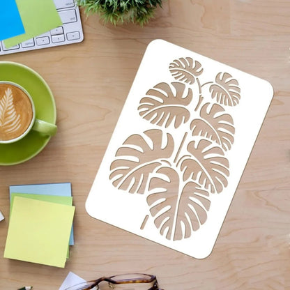 Craft Reusable Painting Stencils A4 - Monstera Leaf