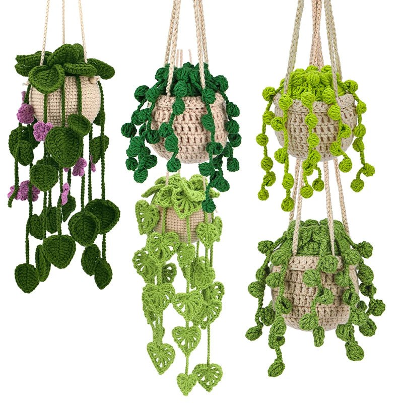 Crochet Hanging Plant Kits