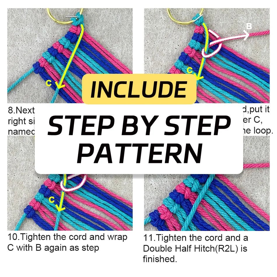 DIY Bohemian-style wind chime Macramé Kit