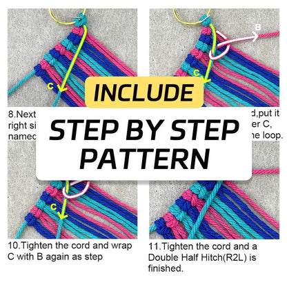 DIY Bohemian-style wind chime Macramé Kit