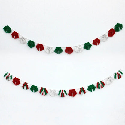 DIY Christmas Macrame Banner Bunting Kit
