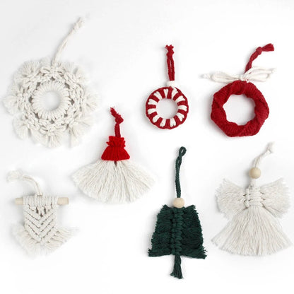 DIY Christmas Tree Decoration Macramé Kit