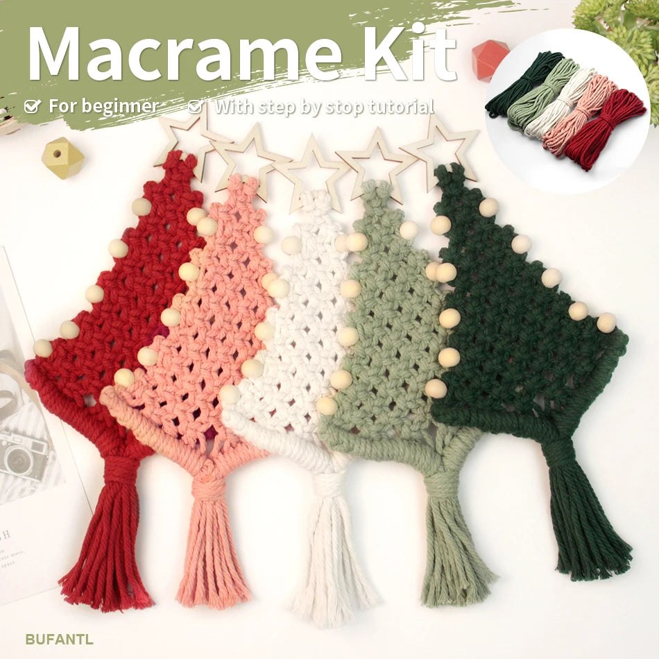 DIY Christmas Tree Macrame Kit