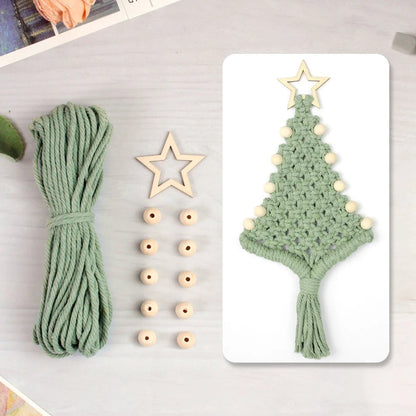 DIY Christmas Tree Macrame Kit