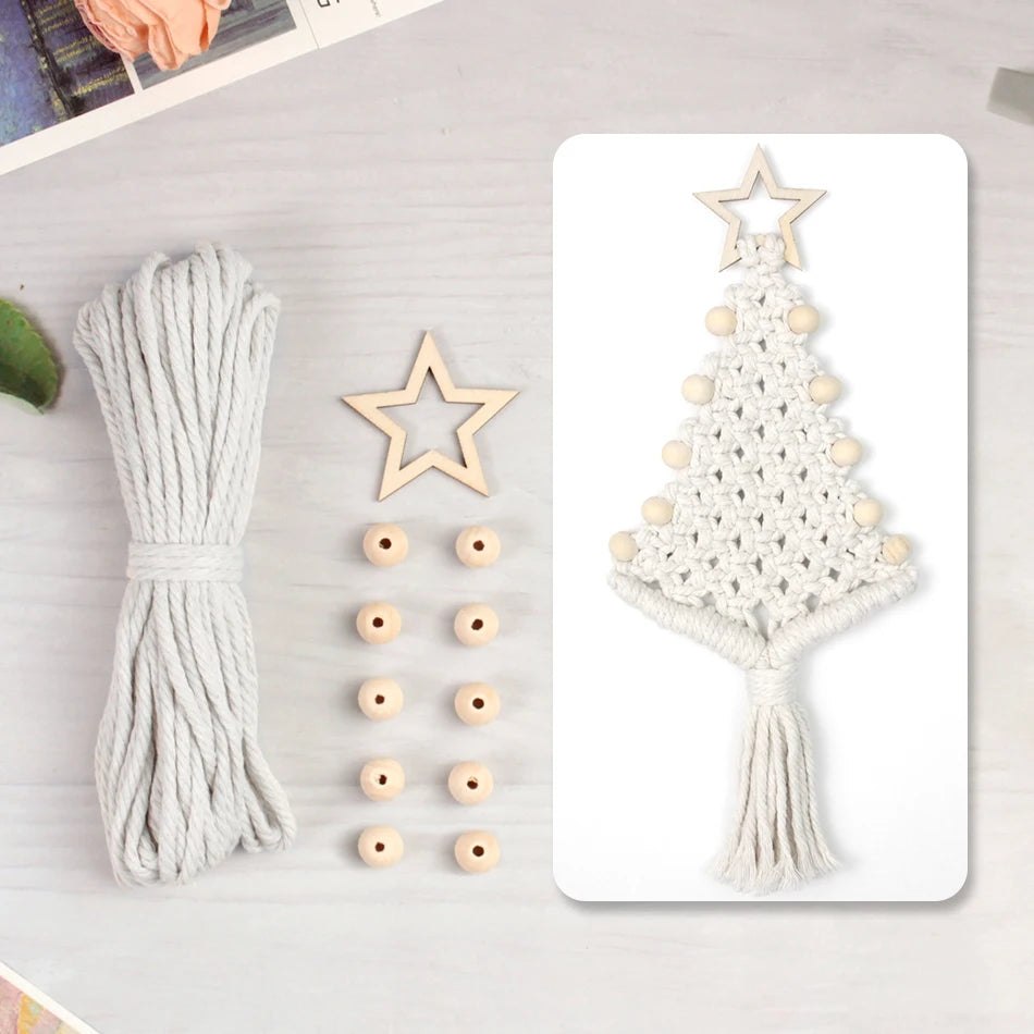 DIY Christmas Tree Macrame Kit