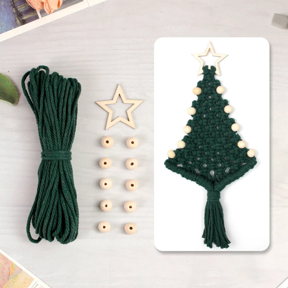 DIY Christmas Tree Macrame Kit – Craft Outlet Australia