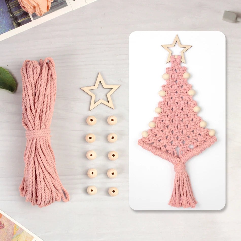 DIY Christmas Tree Macrame Kit