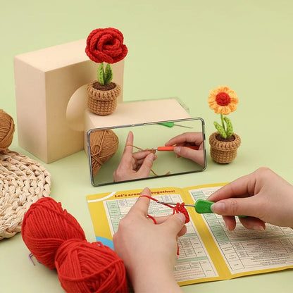 DIY Crochet Potted Flower Kit