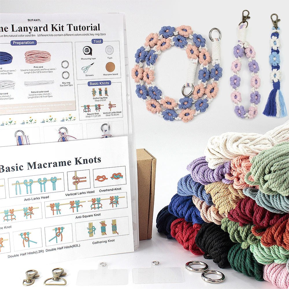 DIY Daisy Chain Lanyard Macrame Kit