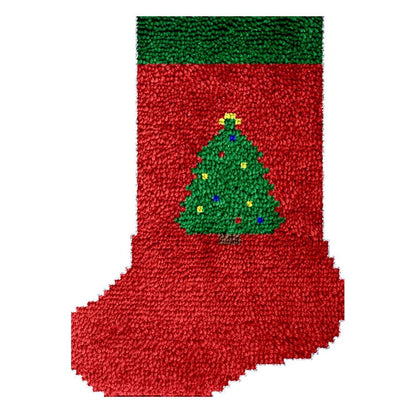 DIY Latch Hook Christmas Stocking