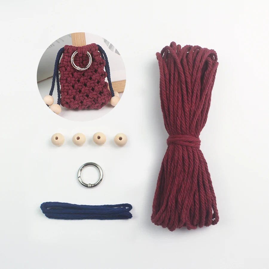 DIY Mini Pouch Macrame Kit
