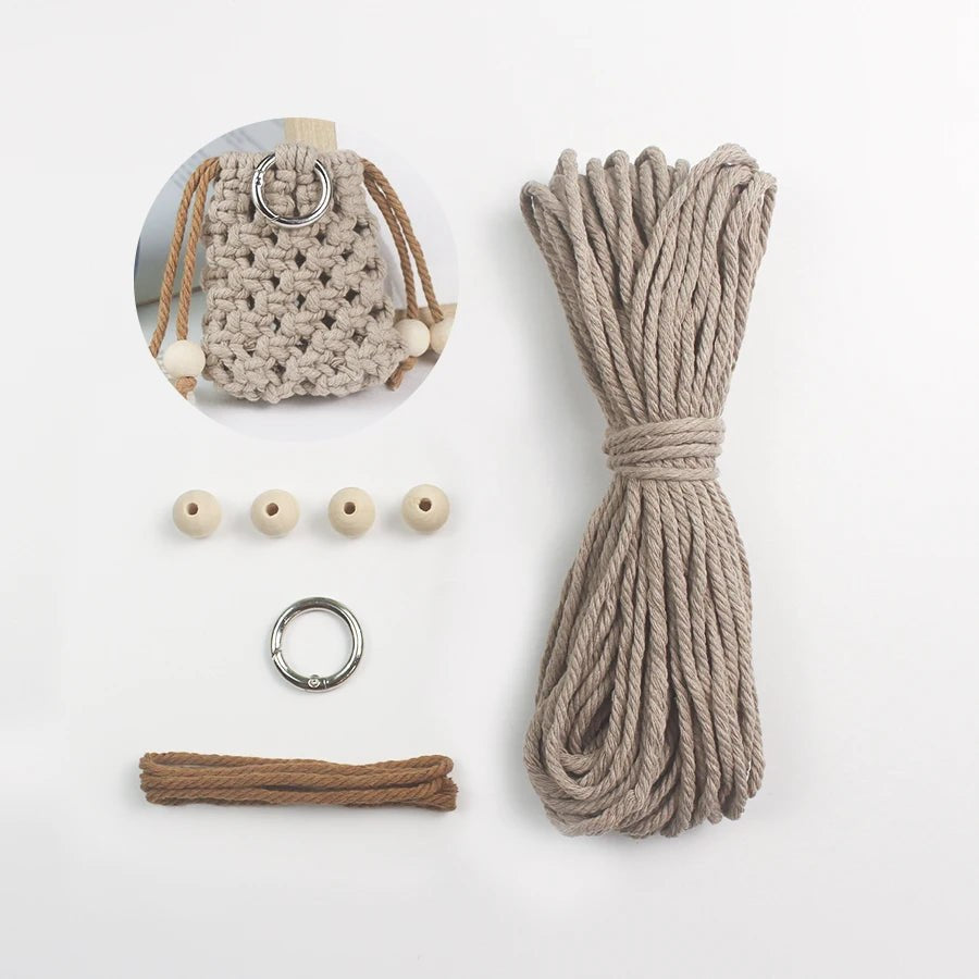 DIY Mini Pouch Macrame Kit