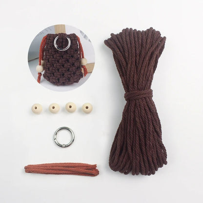 DIY Mini Pouch Macrame Kit