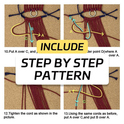 DIY Mini Pouch Macrame Kit