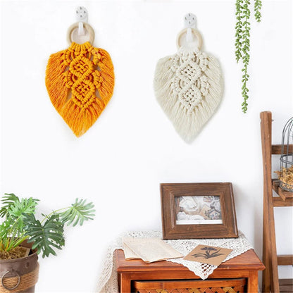 DIY Multicolor Braided Leaves Macramé Beginner Kit