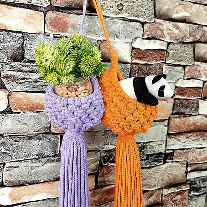 DIY Plant Hanging Basket Macrame Kit