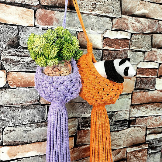 DIY Plant Hanging Basket Macrame Kit