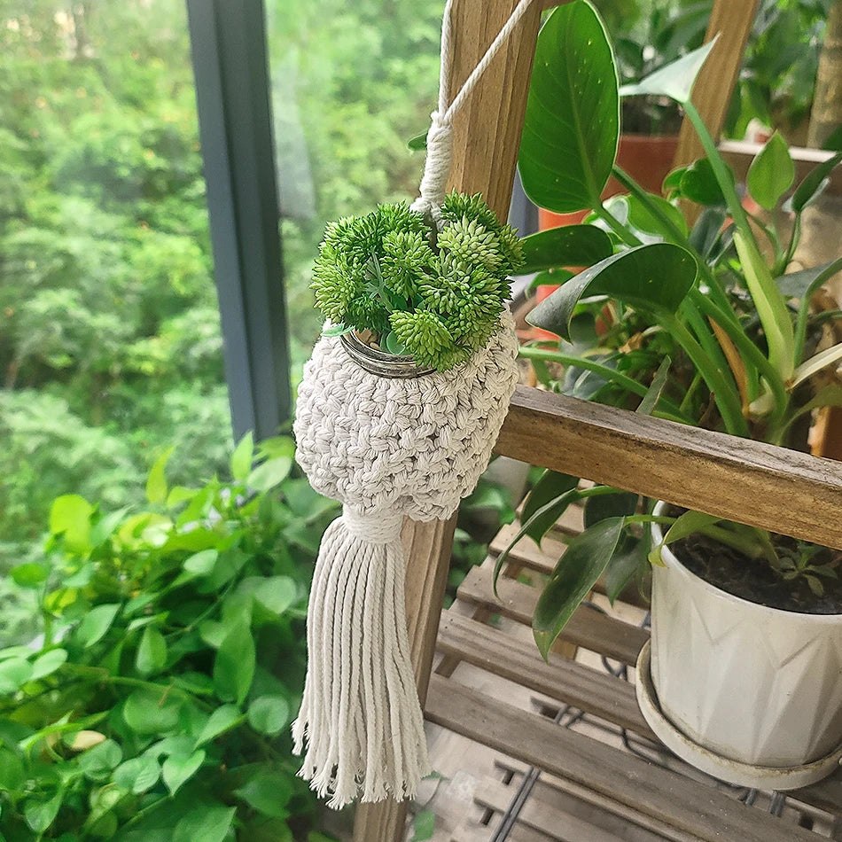 DIY Plant Hanging Basket Macrame Kit