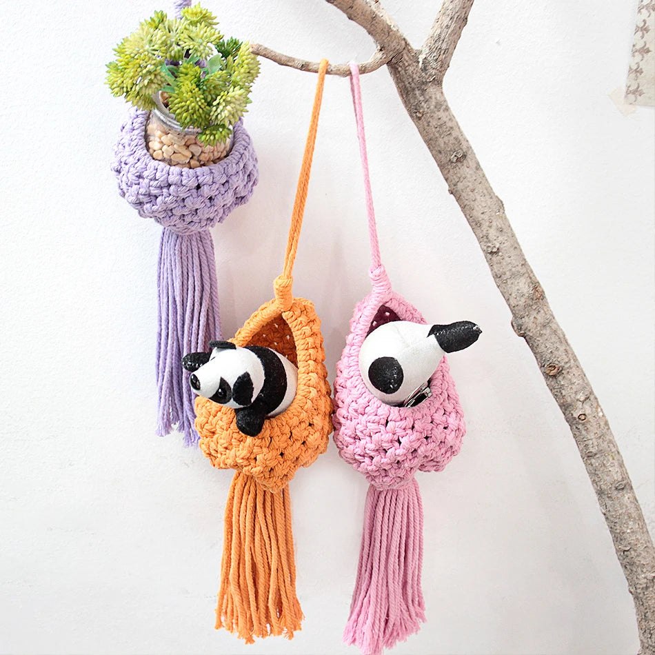 DIY Plant Hanging Basket Macrame Kit