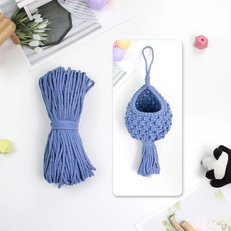 DIY Plant Hanging Basket Macrame Kit