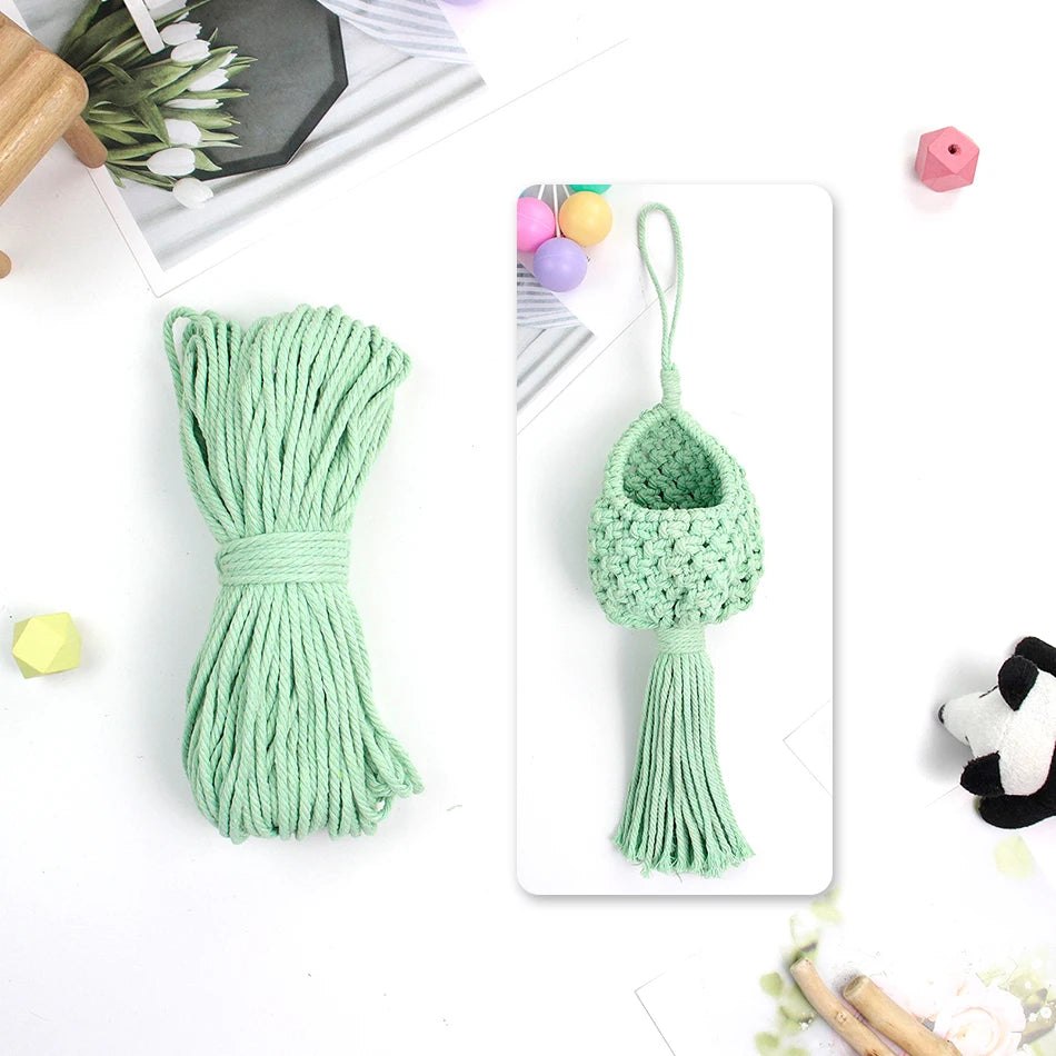 DIY Plant Hanging Basket Macrame Kit