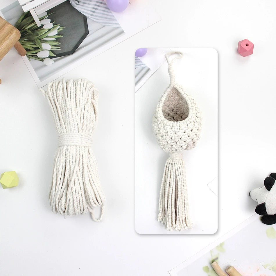 DIY Plant Hanging Basket Macrame Kit