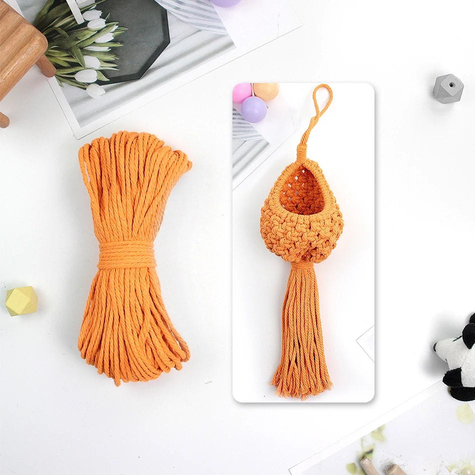 DIY Plant Hanging Basket Macrame Kit